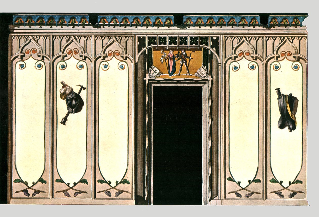 Lovagterem gótikus stílusban, Lipcse, Németország, 1928. alkotó: Unbekannt