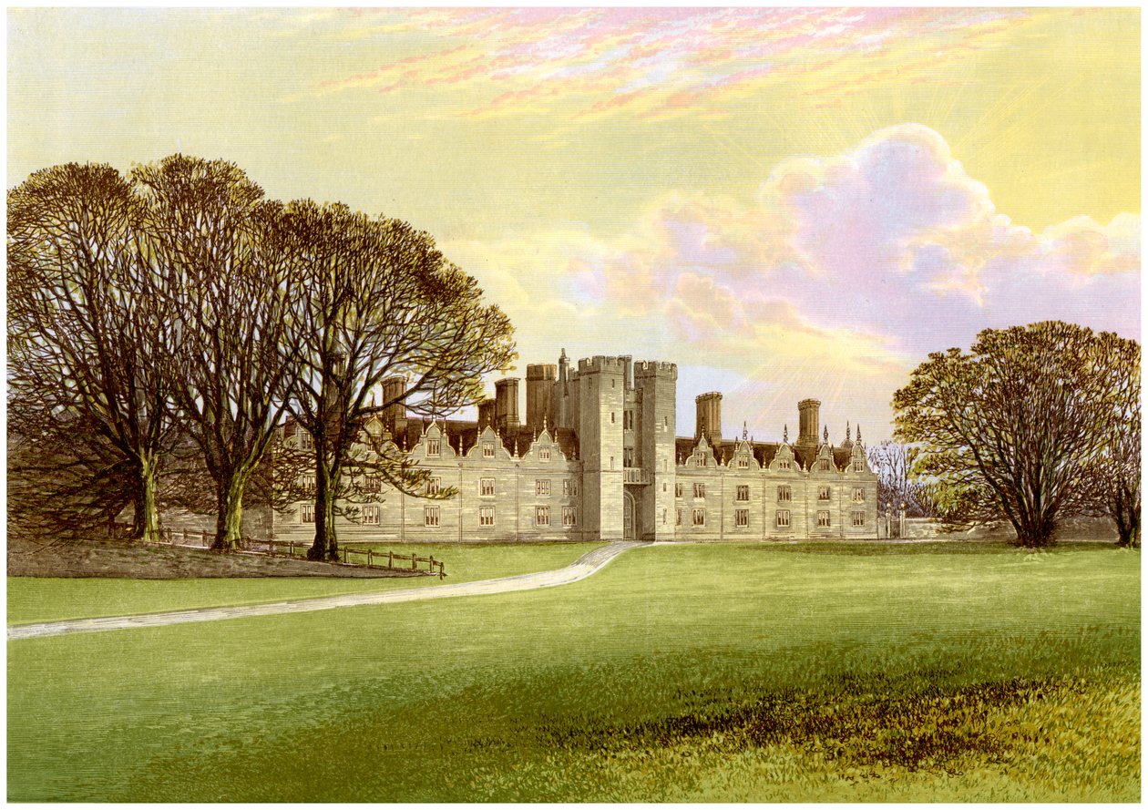 Knole, Sevenoaks közelében, Kentben, Lord Sackville otthona, 1880 alkotó: Unbekannt