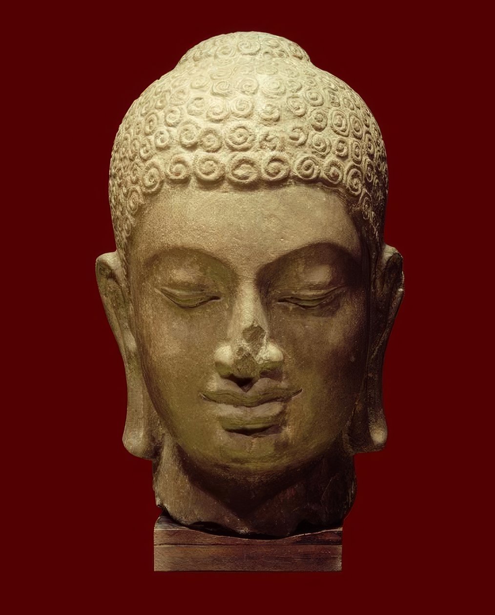 Egy kambodzsai Buddha feje, Angkor előtti időszak, 7. század alkotó: Unbekannt