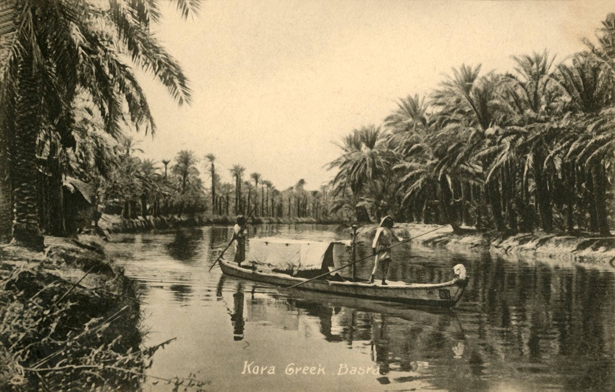 Kora Creek, Basra, c1918-c1939. alkotó: Unbekannt