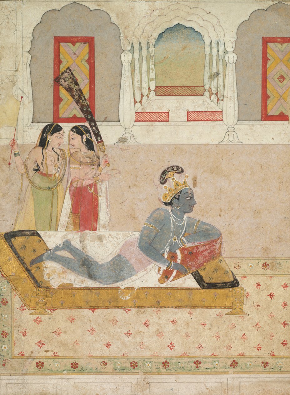 Krishna Awaiting Radha, c. 1750-1760. alkotó: Unbekannt