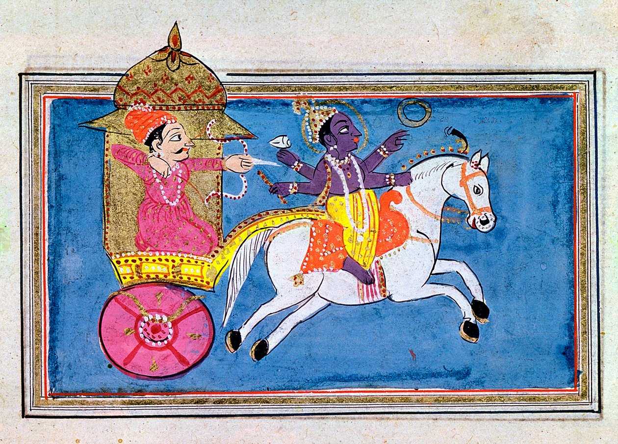 Krisna, hindu istenség, Visnu avatárja, 17. század alkotó: Unbekannt