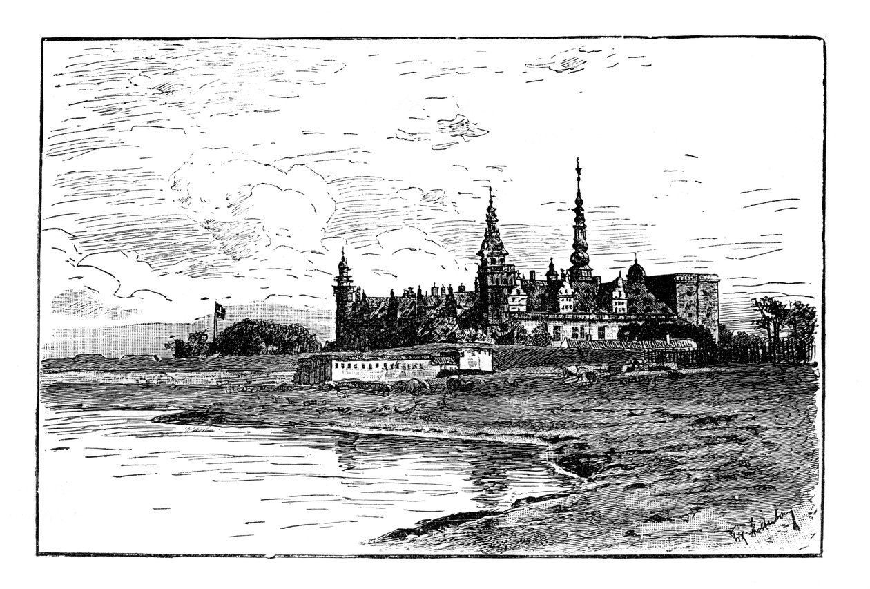 Kronborg kastély, Elsinore, Dánia alkotó: Unbekannt