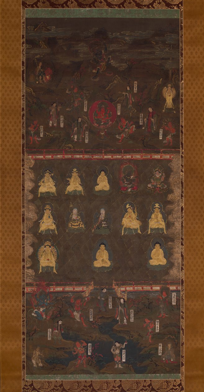 Kumano Shrine Mandala, 14. század eleje. alkotó: Unbekannt