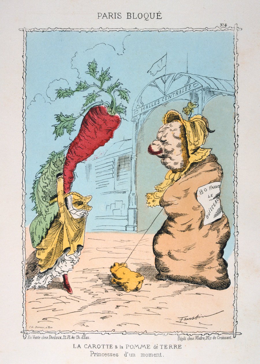 A sárgarépa és a burgonya, 1870-1871 alkotó: Unbekannt