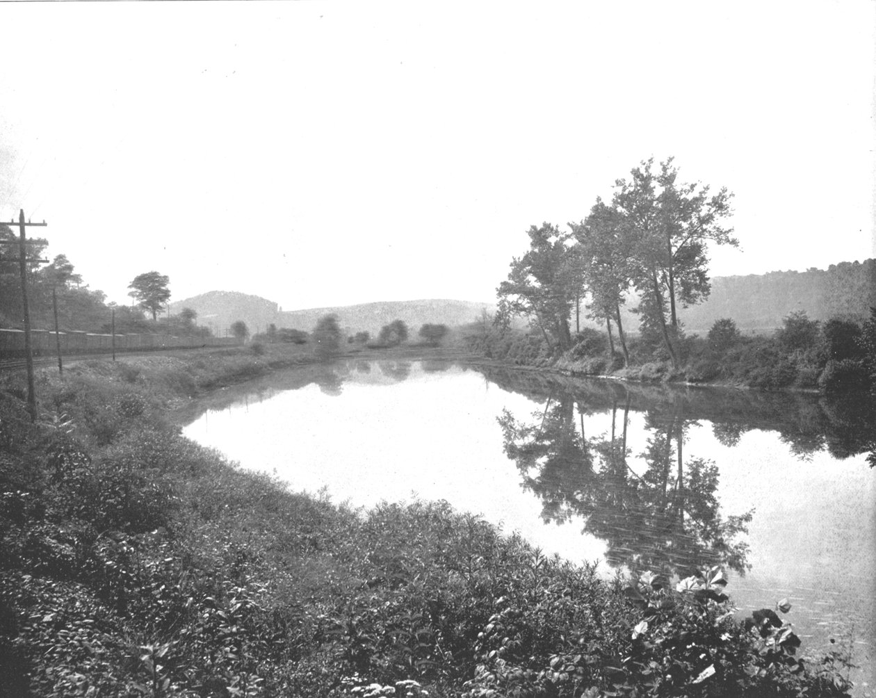 La Colle nyugatra néz, Pennsylvania Railroad, USA, 1900. alkotó: Unbekannt