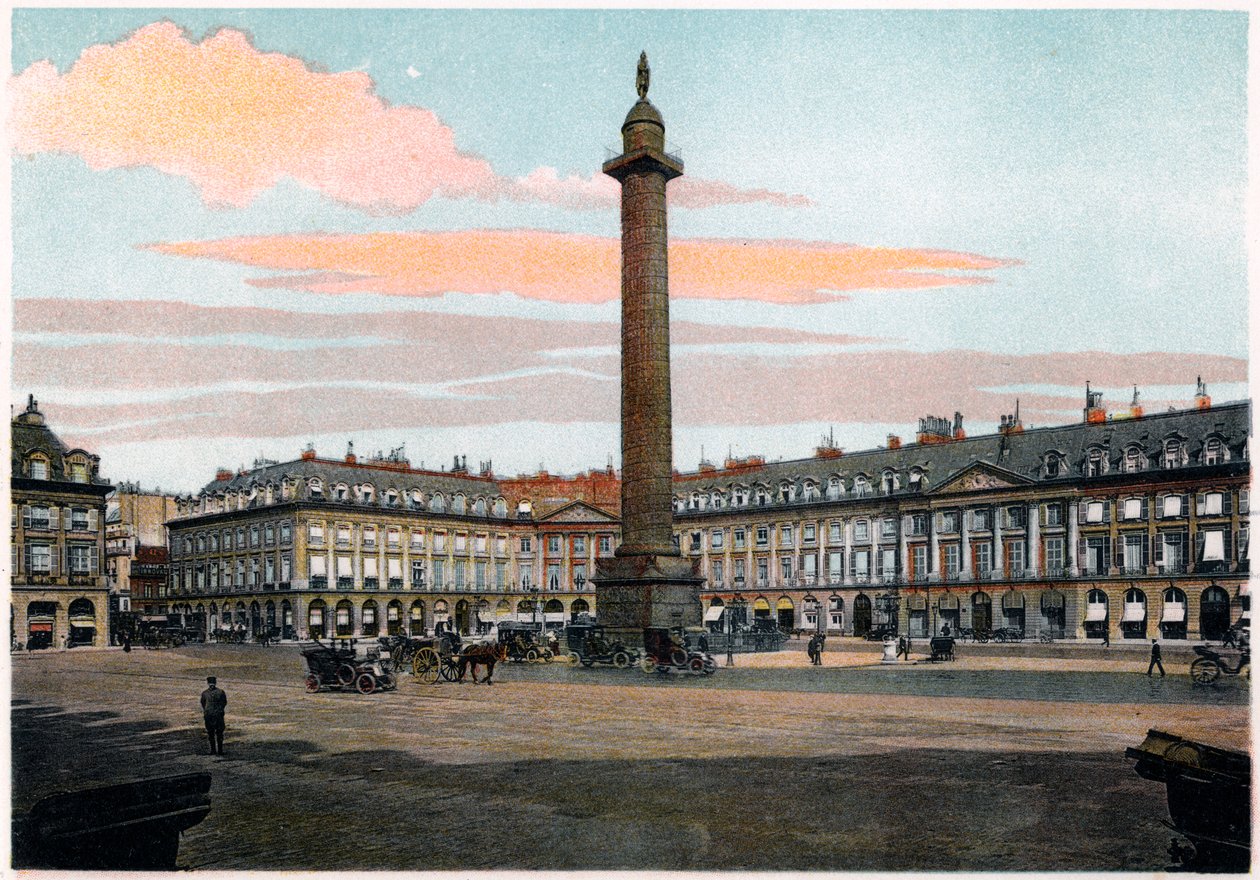 A Vendome-oszlop, Párizs, 1900 alkotó: Unbekannt