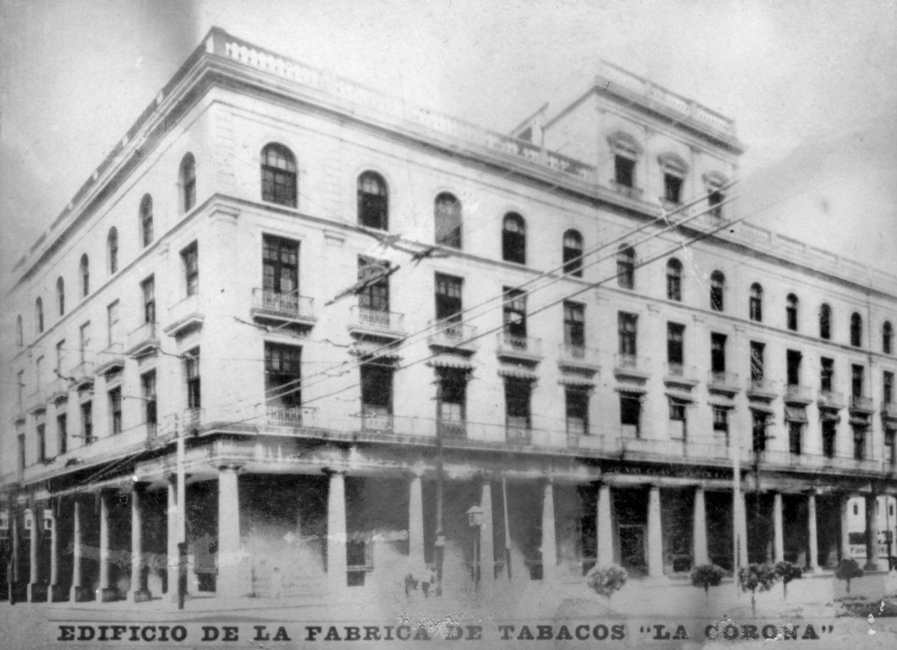 La Corona, dohánygyár, 1920-as évek alkotó: Unbekannt