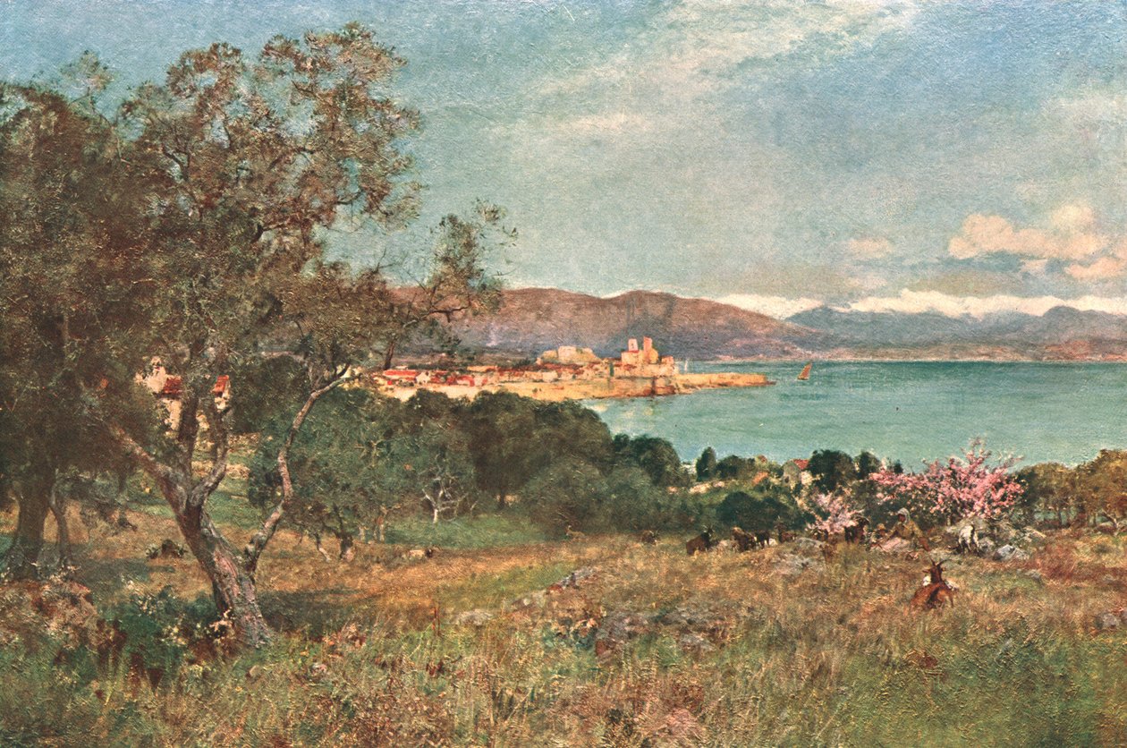 A Cote dAzur, 1899, c1902. alkotó: Unbekannt