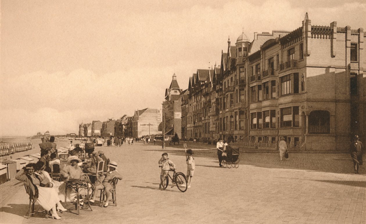 La Digue, A sétány, 1900. alkotó: Unbekannt