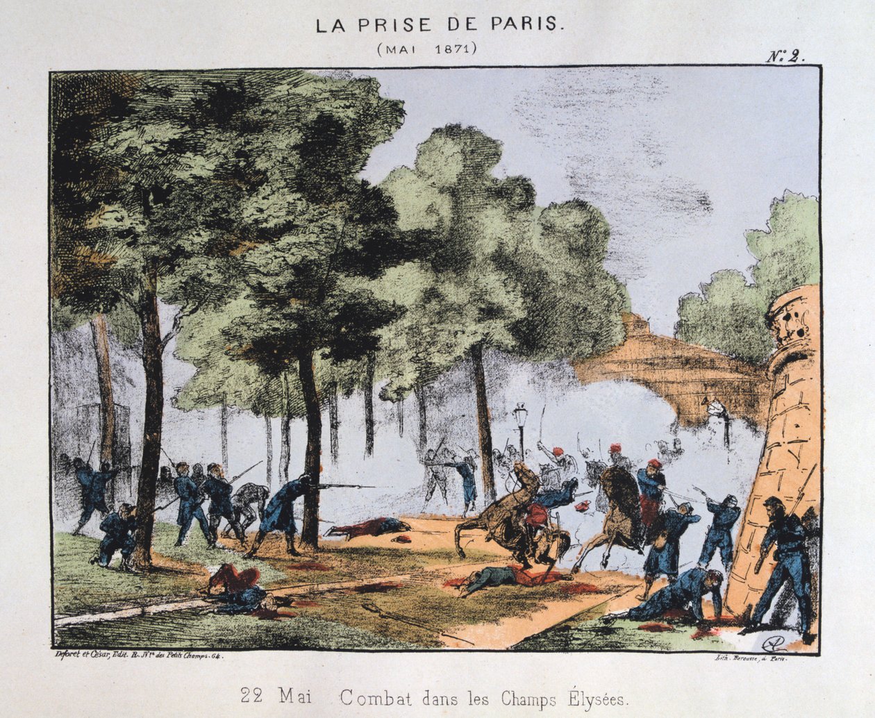 Párizs elfoglalása, 1871. május 22 alkotó: Unbekannt
