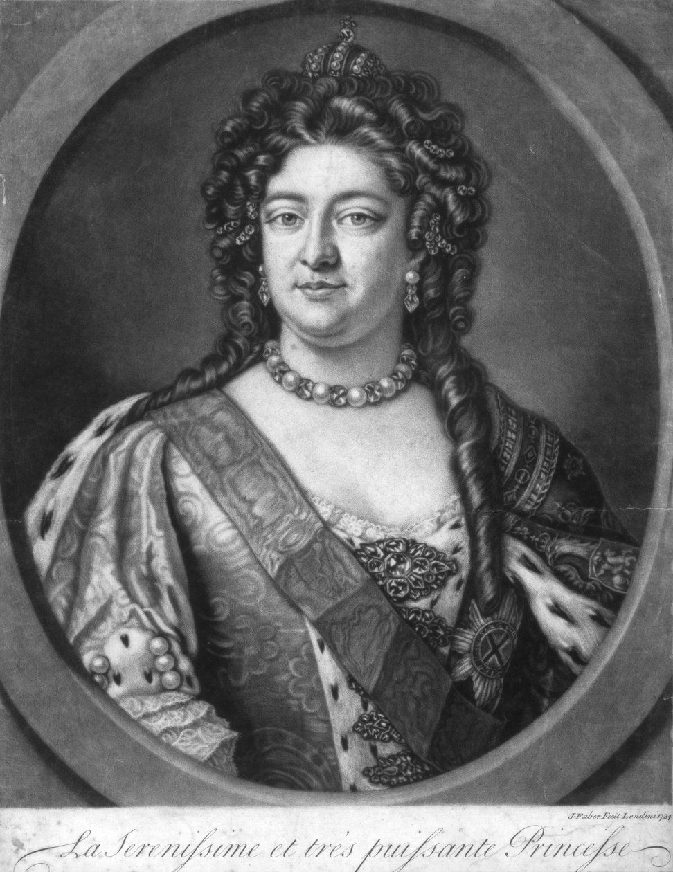 A Serenissima és a nagyon erős hercegnő, 1734 alkotó: Unbekannt