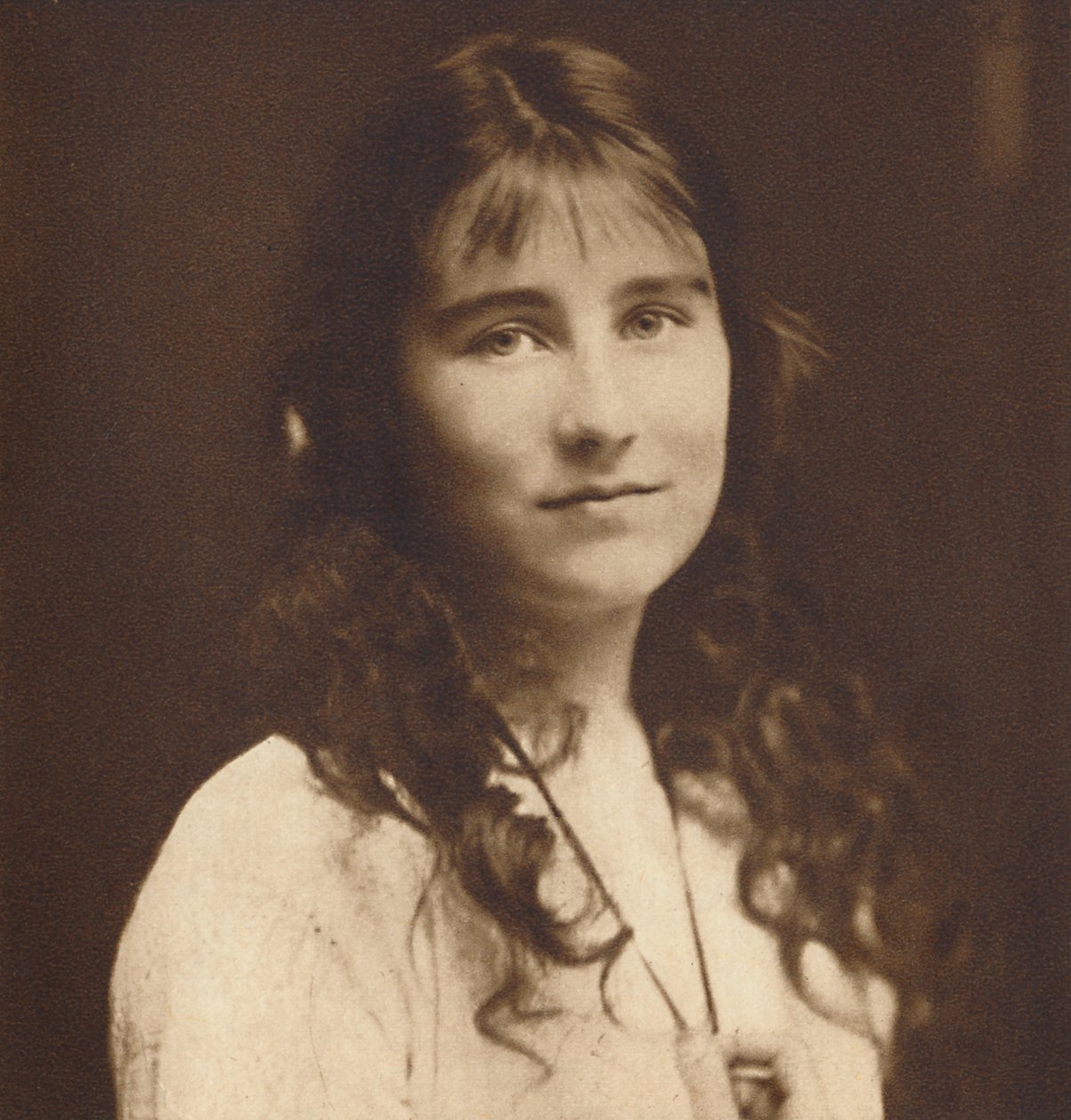 Lady Elizabeth Bowes-Lyon fiatal lányként, 1917, 1937 alkotó: Unbekannt