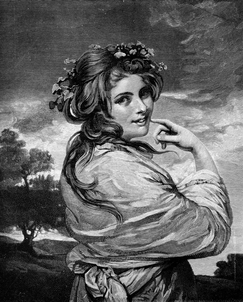 Lady Hamilton mint természet, 1783-1784, 1900 alkotó: Unbekannt