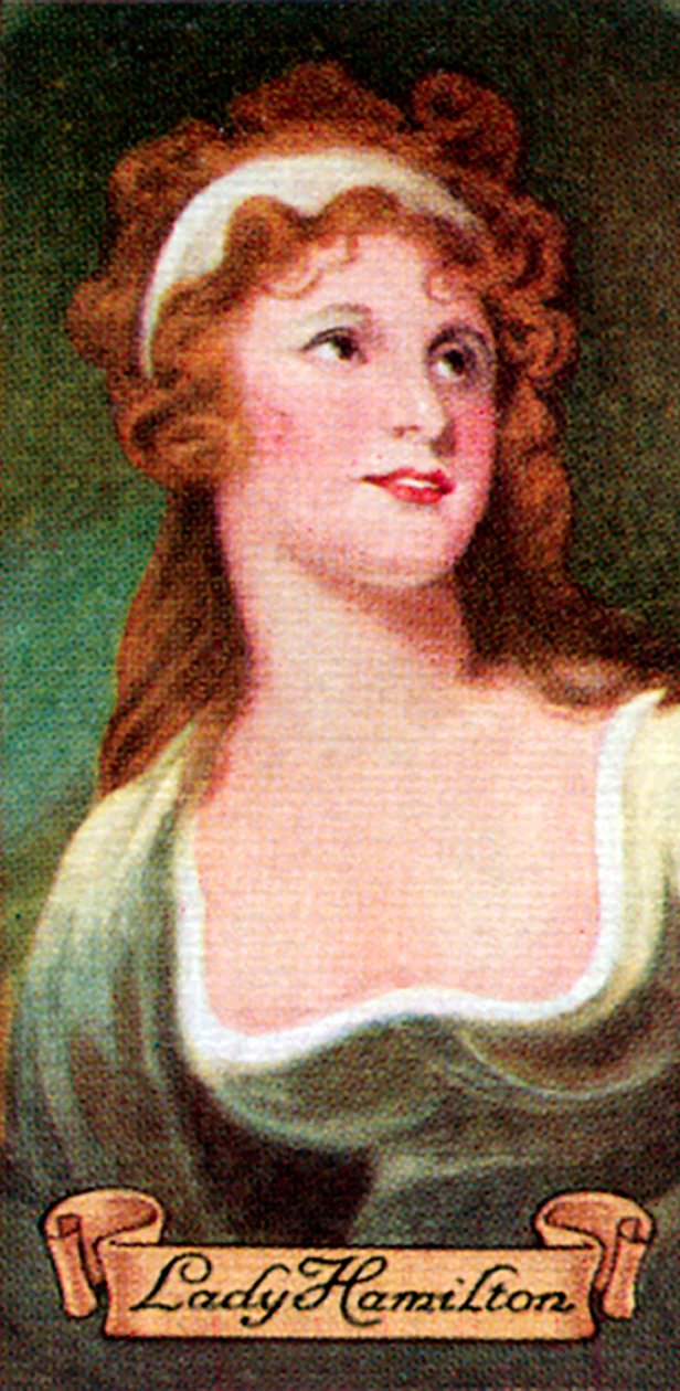 Lady Hamilton, egy sor cigarettakártyából, 1935 alkotó: Unbekannt