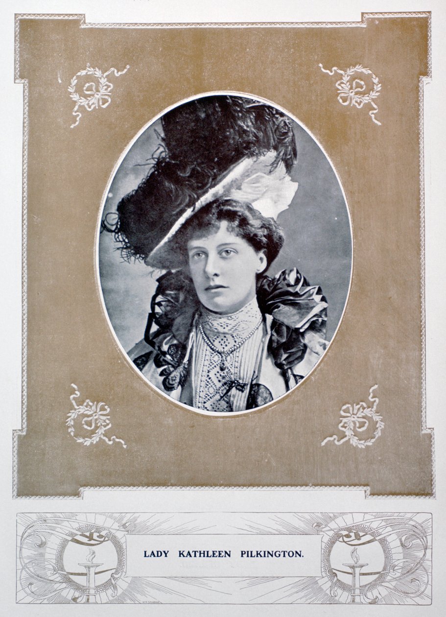 Lady Kathleen Pilkington, 1901 alkotó: Unbekannt