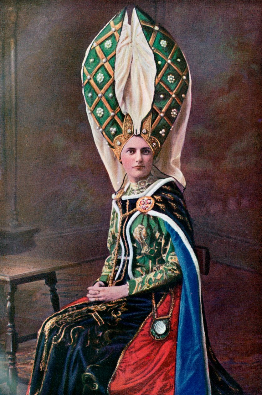 Ladys fejdísz, 1450-1470, 1910 alkotó: Unbekannt