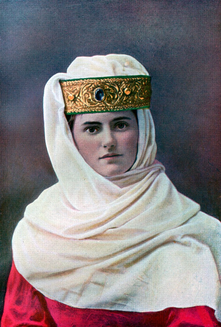 Ladys fejdísz, c1290, 1910 alkotó: Unbekannt