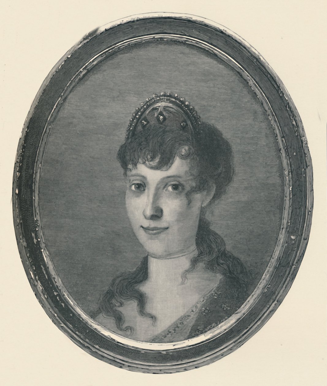 Laetitia Ramolino – Carlo Buonaparte felesége, Bonaparte Napóleon anyja, 1780, 1896. alkotó: Unbekannt