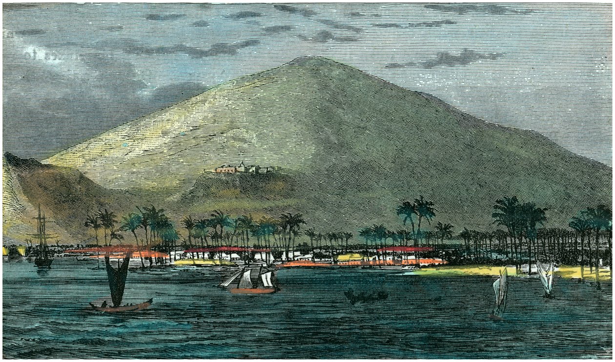 Lahaina, Maui, Hawaii, 1880 alkotó: Unbekannt