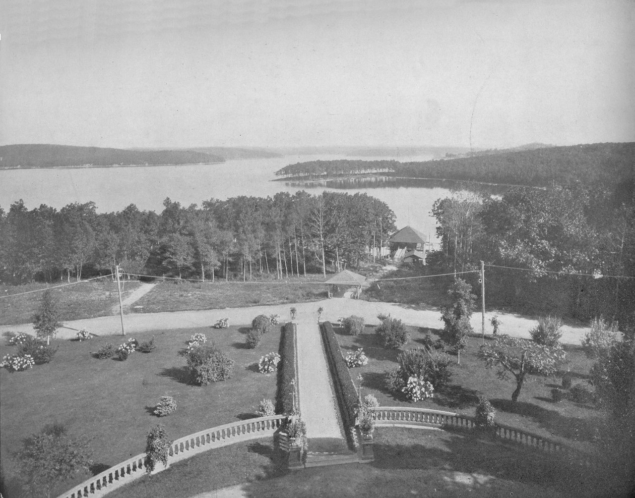 Lake Hopateong, New Jersey, 1897. alkotó: Unbekannt