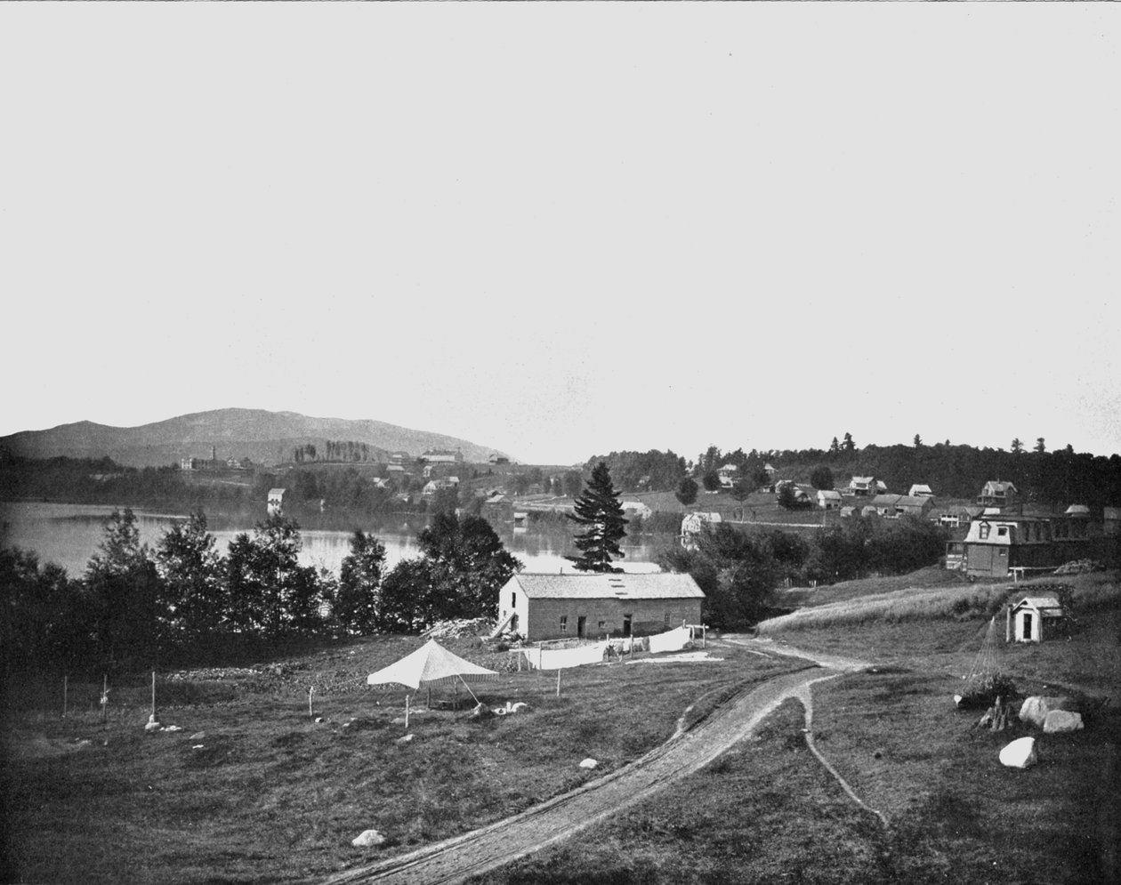 Lake Placid, Adirondacks, New York állam, USA, 1900. alkotó: Unbekannt