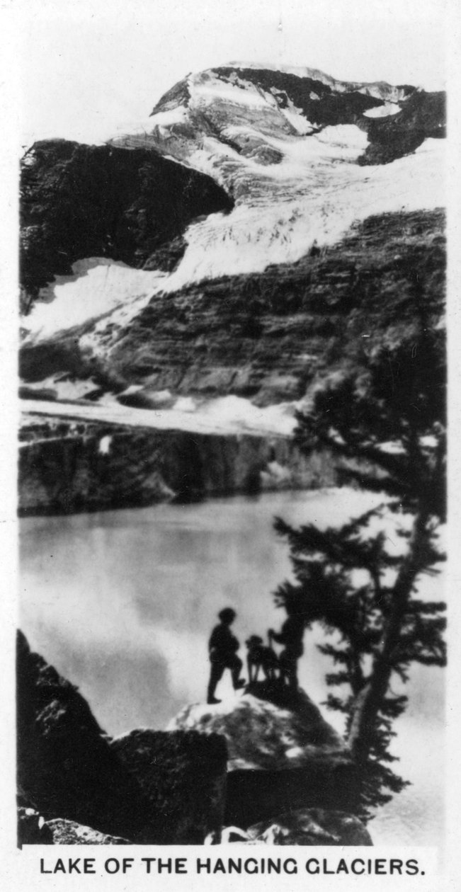 A függő gleccserek tava, Kanada, 1920-as évek alkotó: Unbekannt