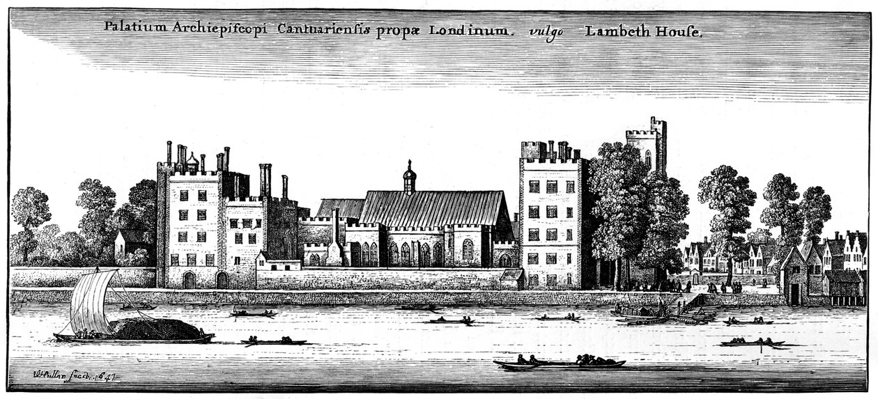 Lambeth-palota, London, 1647 1893 alkotó: Unbekannt