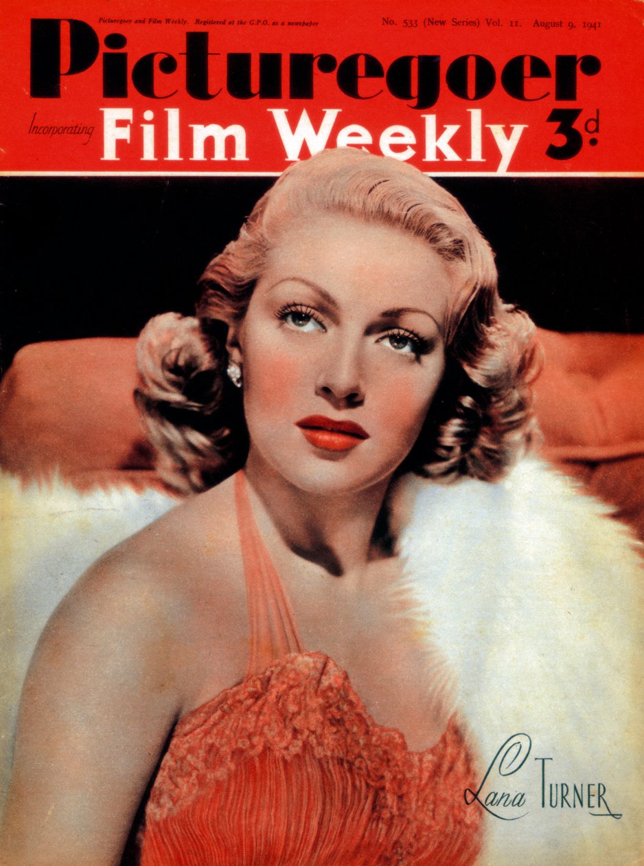 Lana Turner 1921-1995, amerikai színésznő, 1941 alkotó: Unbekannt