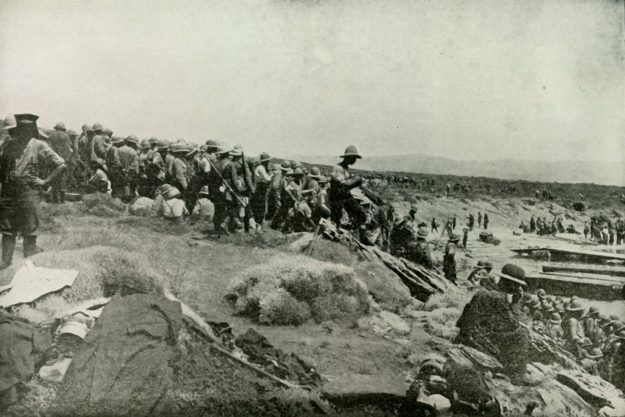 Leszálló csapatok a Suvla-öbölben, 1919. alkotó: Unbekannt