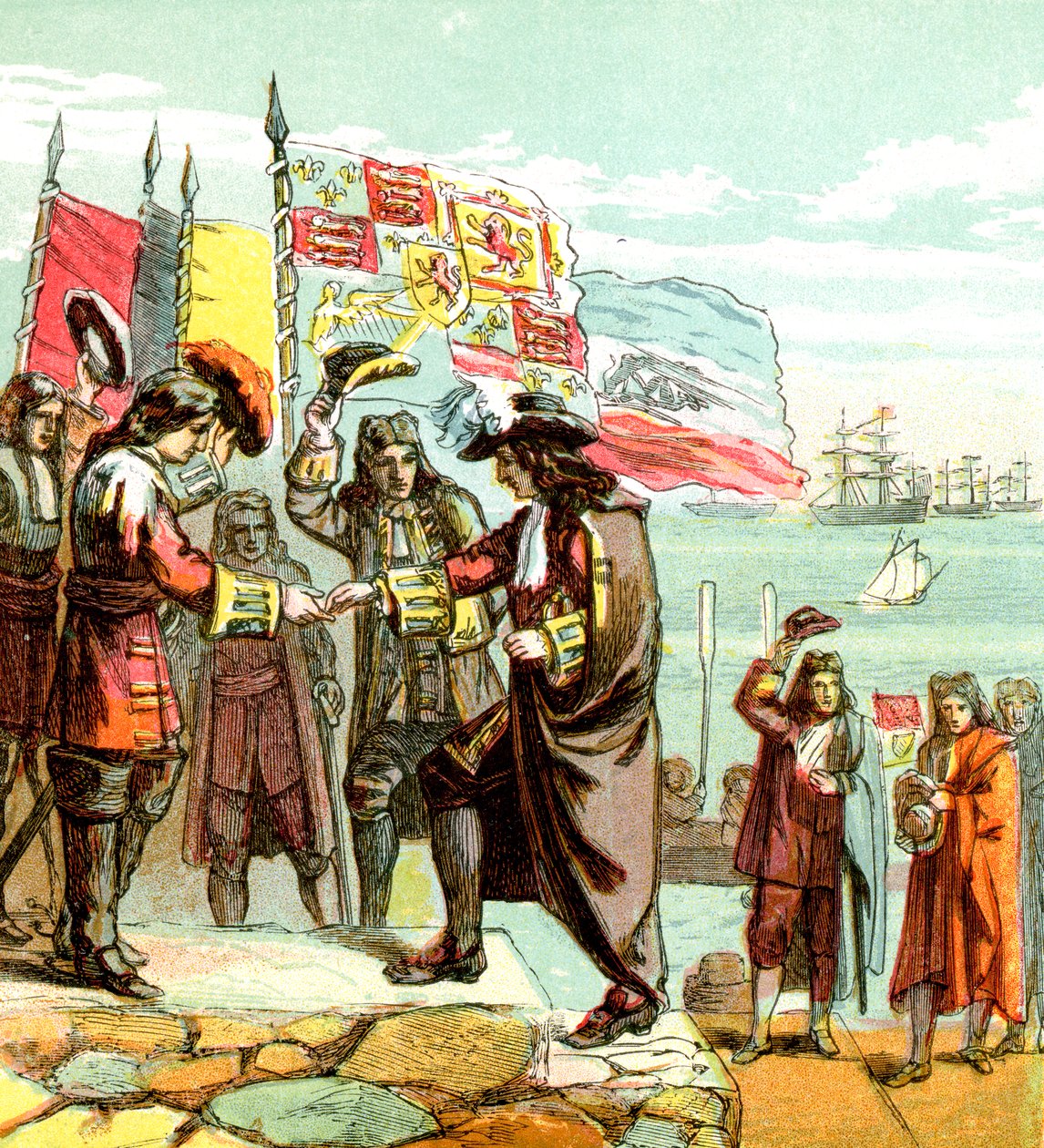 William Orange partraszállása, 1688-1850-es évek alkotó: Unbekannt