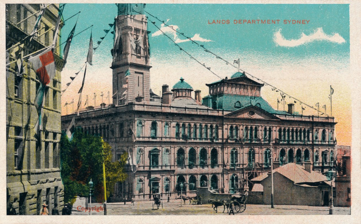 Lands Department Sydney, 1910. alkotó: Unbekannt