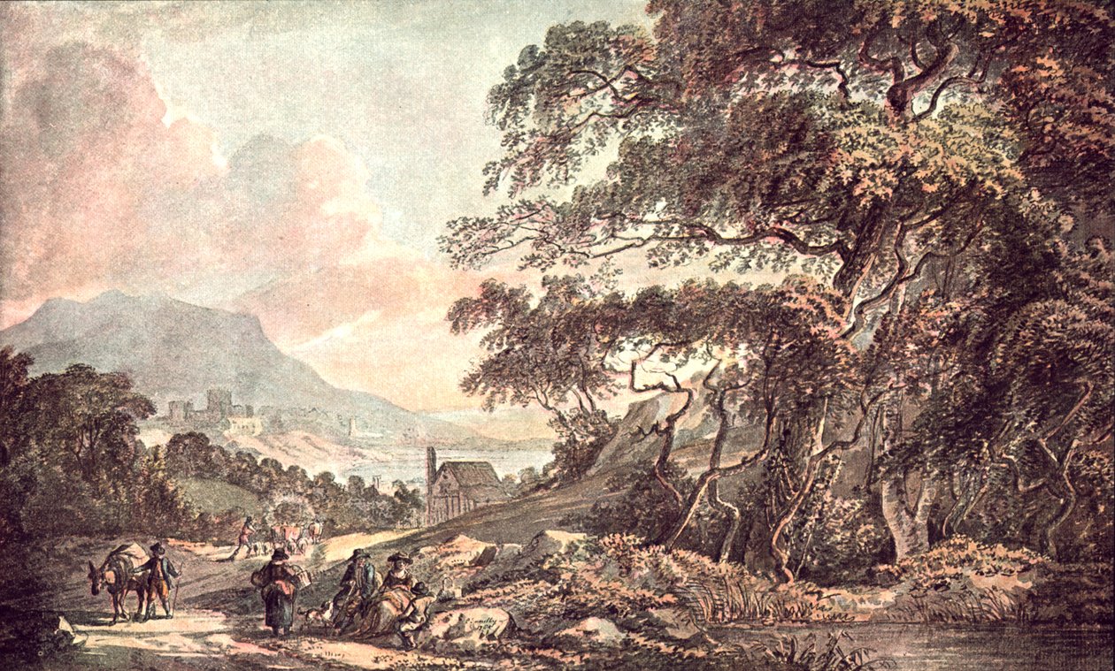 Táj egy tó mellett, 1785, c1900. alkotó: Unbekannt