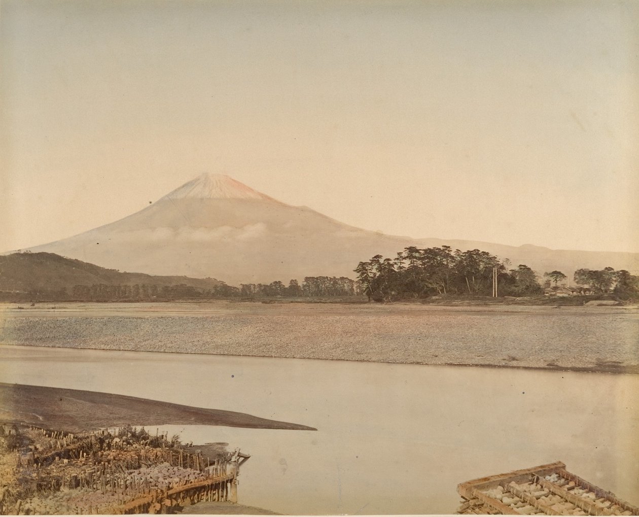 [Táj folyóval és hegyekkel], 1870-es évek. alkotó: Unbekannt