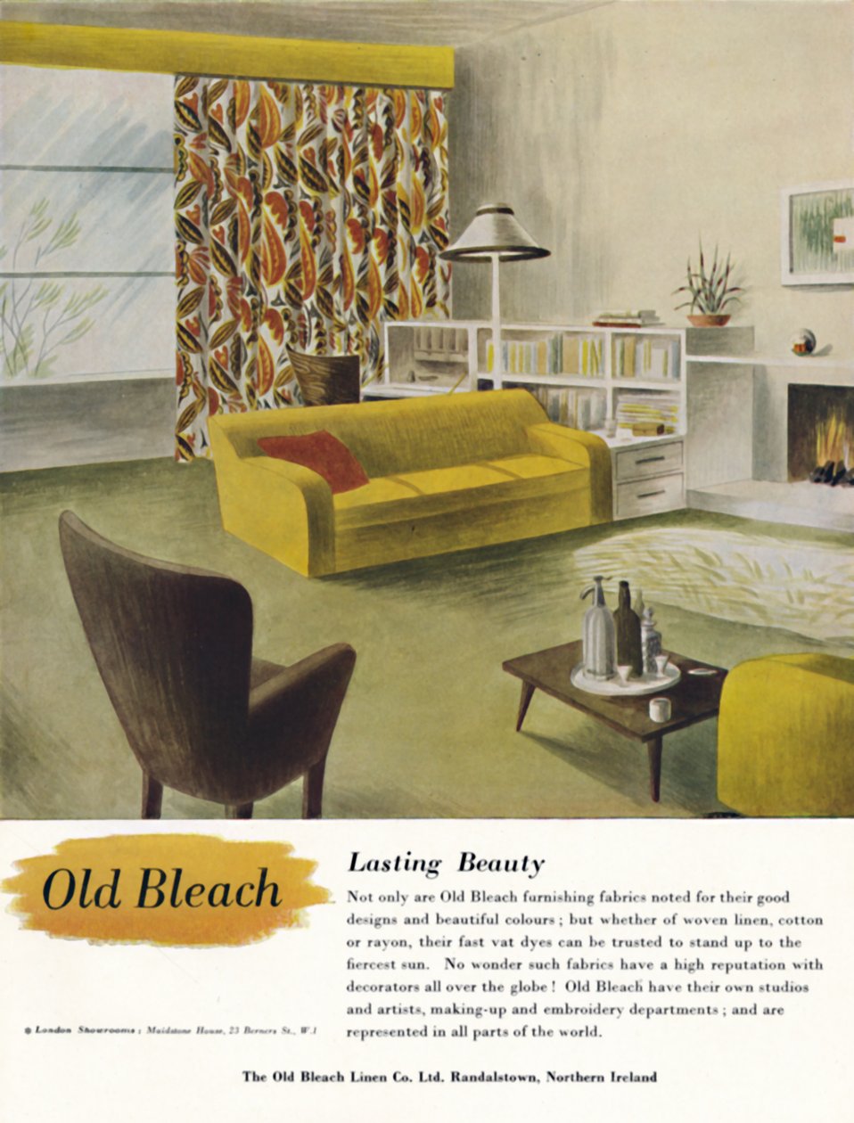Tartós szépség - Old Bleach Linen Co. reklám, c1945 alkotó: Unbekannt