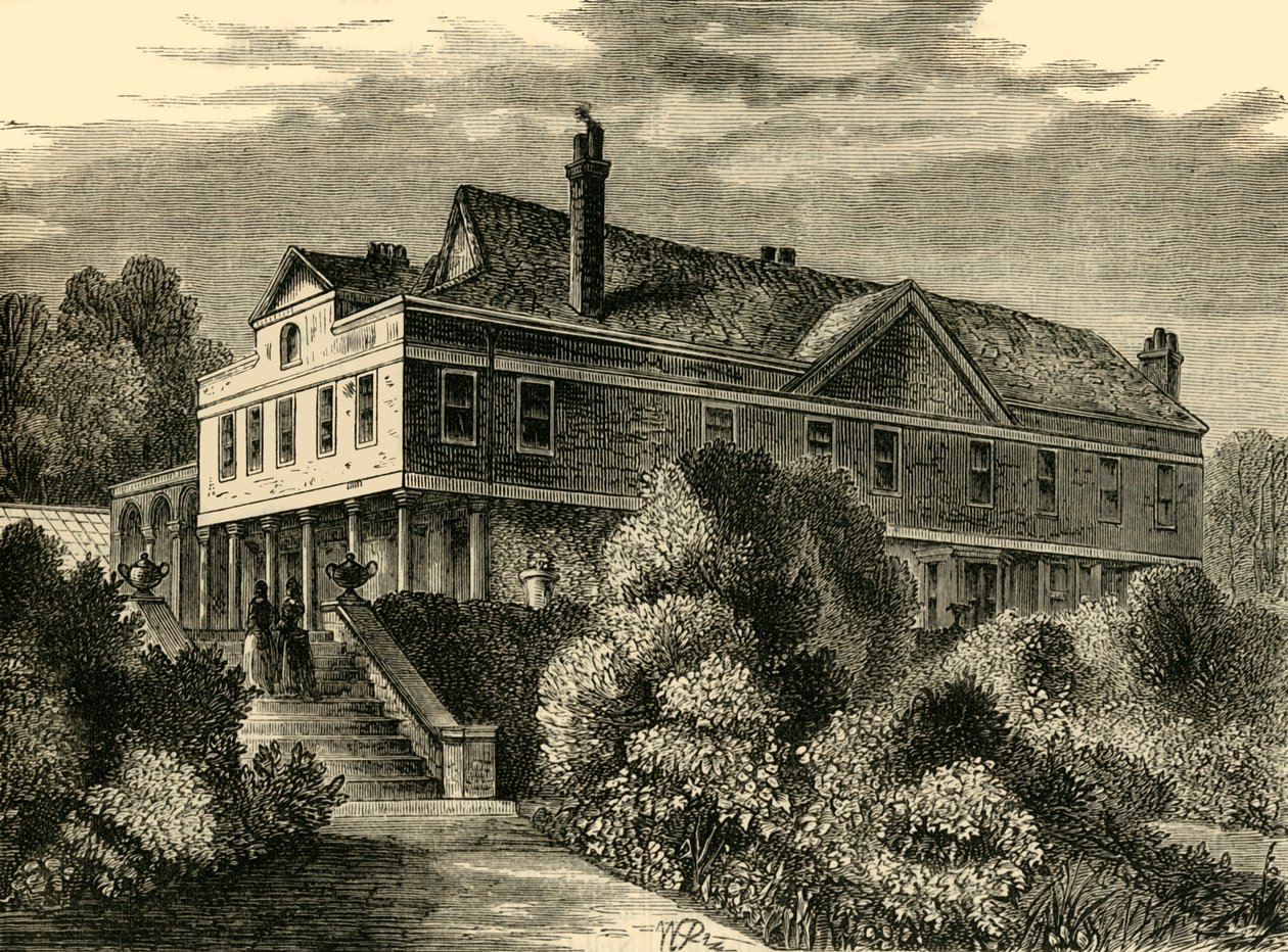Lauderdale-ház, 1820-ban, 1876 körül. alkotó: Unbekannt