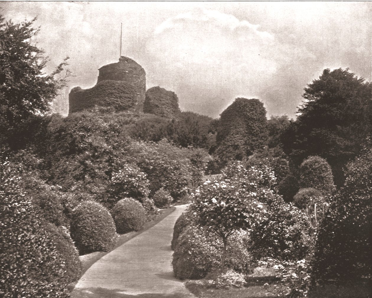 Launceston kastély, Cornwall, 1894. alkotó: Unbekannt