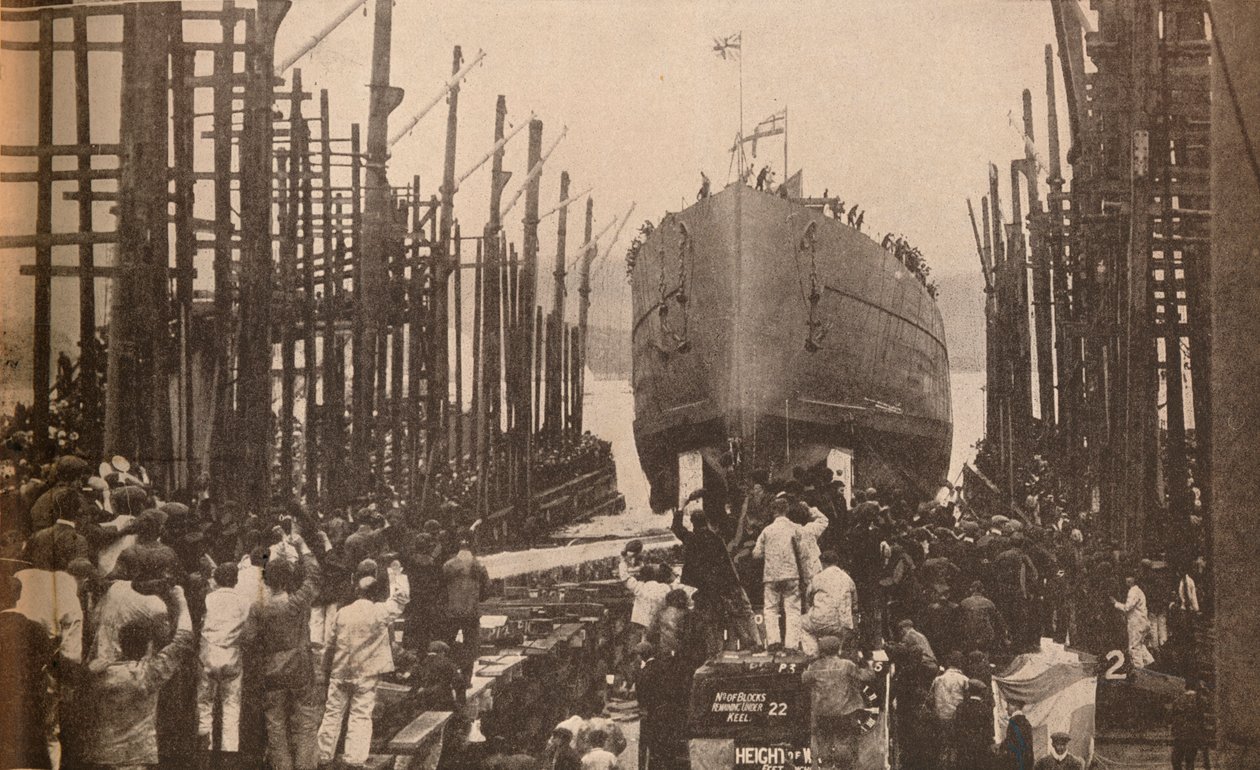 A H.M.S. Oroszlán 1910 augusztusában, 1910 c, 1935 alkotó: Unbekannt
