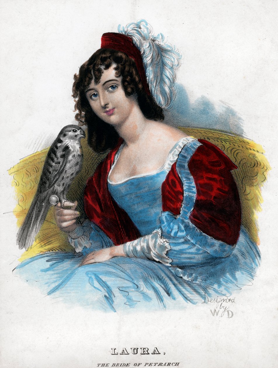 Laura, Petrarch menyasszonya, 1770-1840 alkotó: Unbekannt