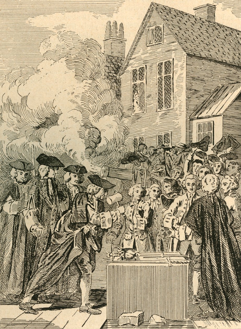 A Blackfriars híd alapkövének letétele, 1760, 1897. alkotó: Unbekannt