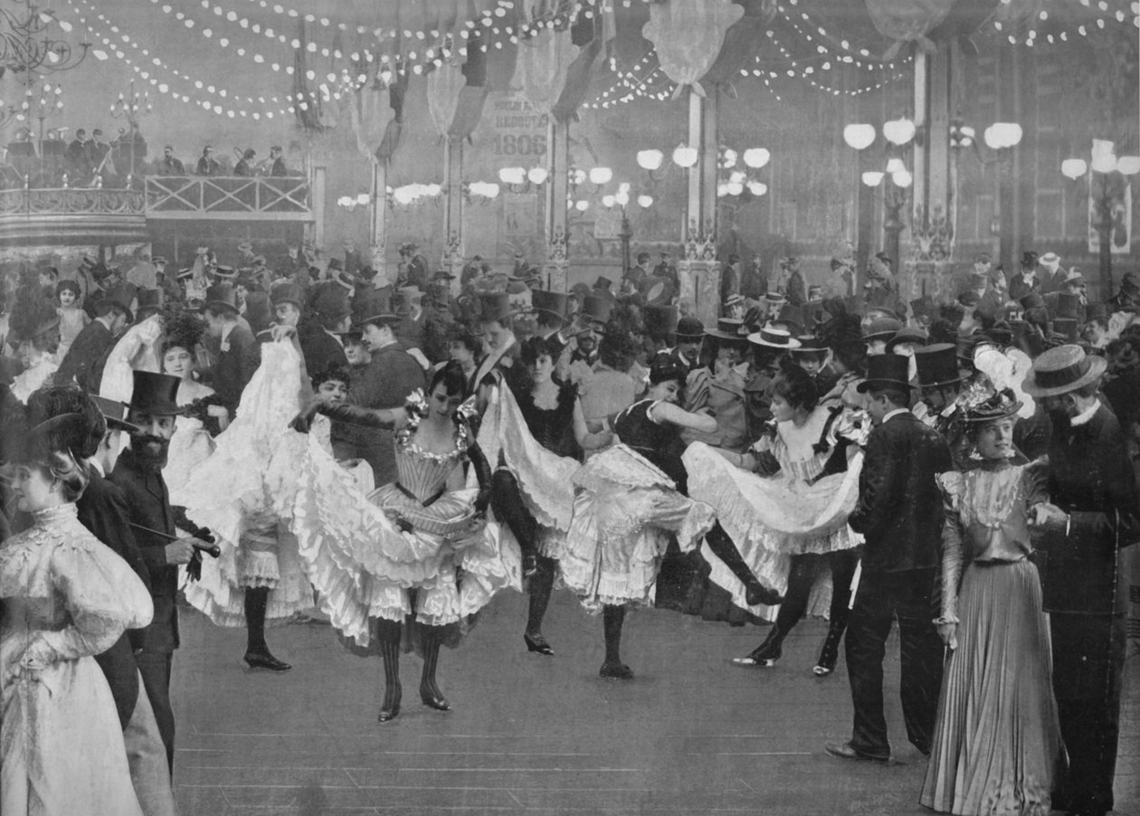 A Moulin Rouge Bál, 1900 alkotó: Unbekannt