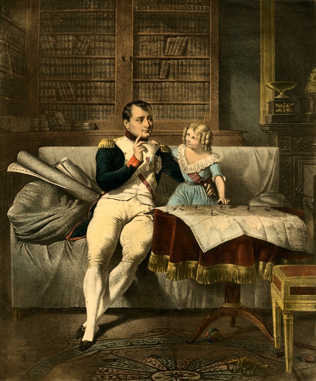 Le Cabinet de Napoleon, 19. század, 1921. alkotó: Unbekannt