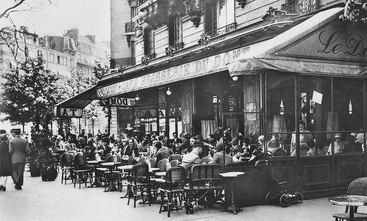 A kupola, Boulevard du Montparnasse. alkotó: Unbekannt