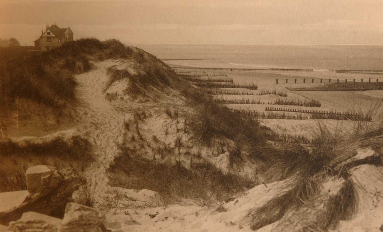 Le Dunes et la Plage, Sand Dunes and Beach, 1900. alkotó: Unbekannt