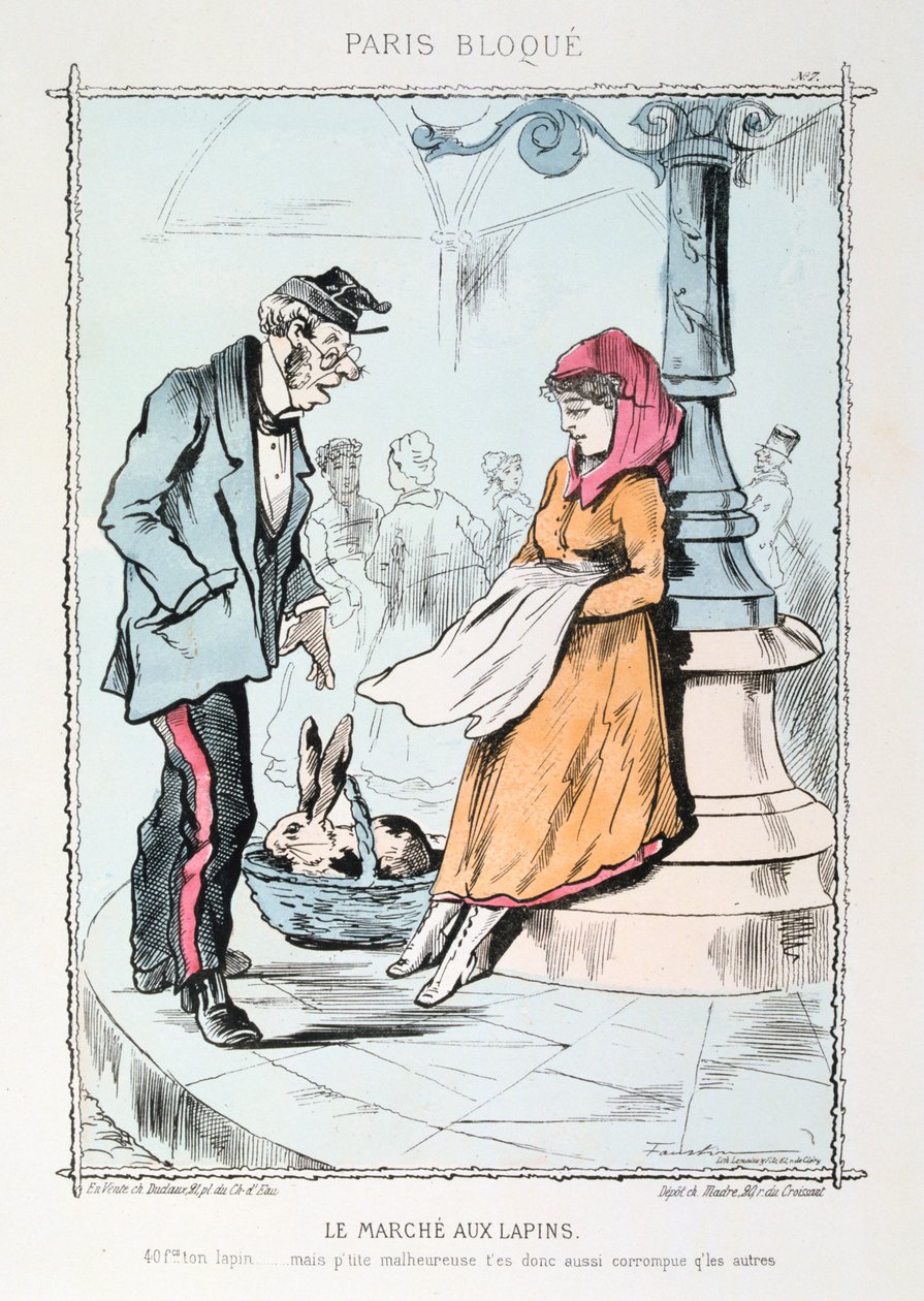 A nyúlpiac, 1870-1871 alkotó: Unbekannt