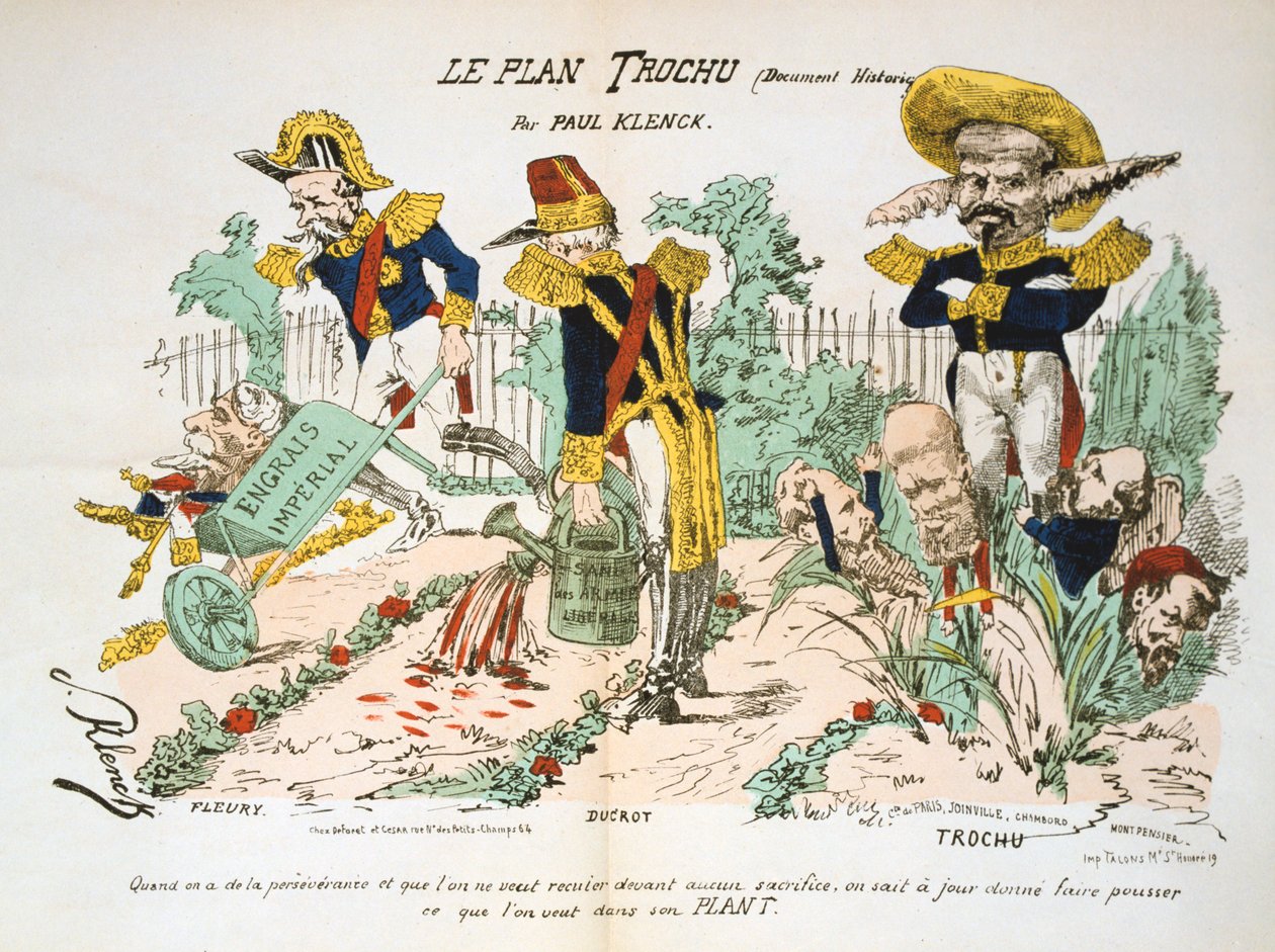 Le Plan Trochu, 1870-1871 alkotó: Unbekannt