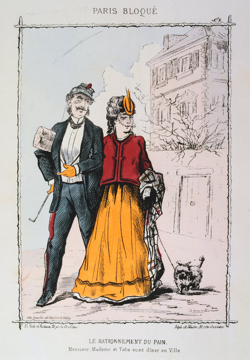 Kenyéradagolás, 1870-1871 alkotó: Unbekannt