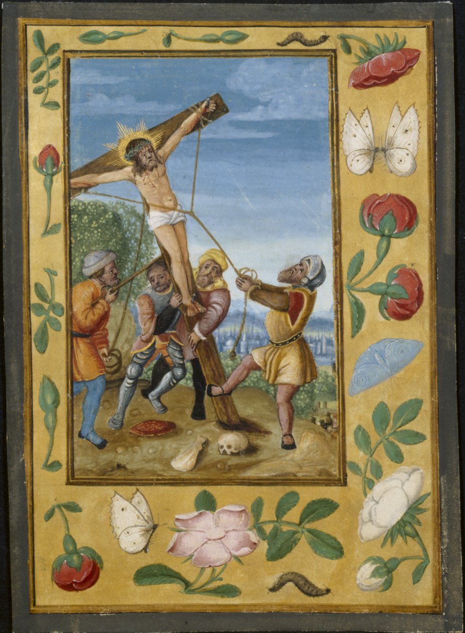 Levél egy Órakönyvből: A keresztfelvonás c. 1510-1520. alkotó: Unbekannt
