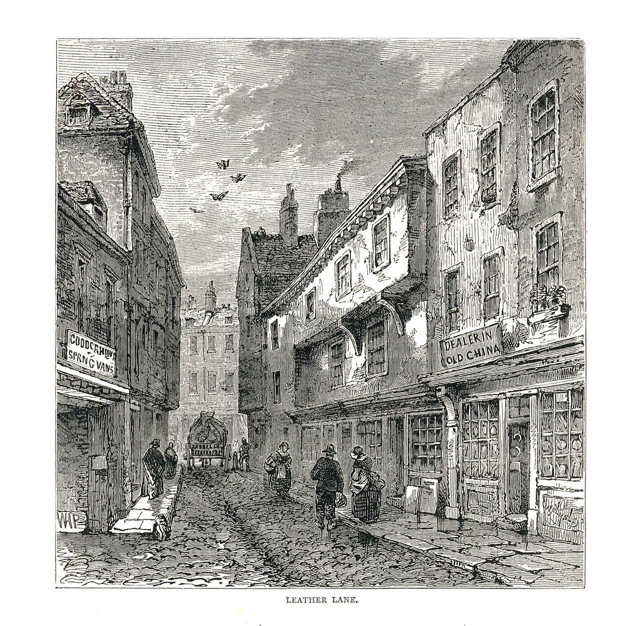 Leather Lane, 1878 alkotó: Unbekannt