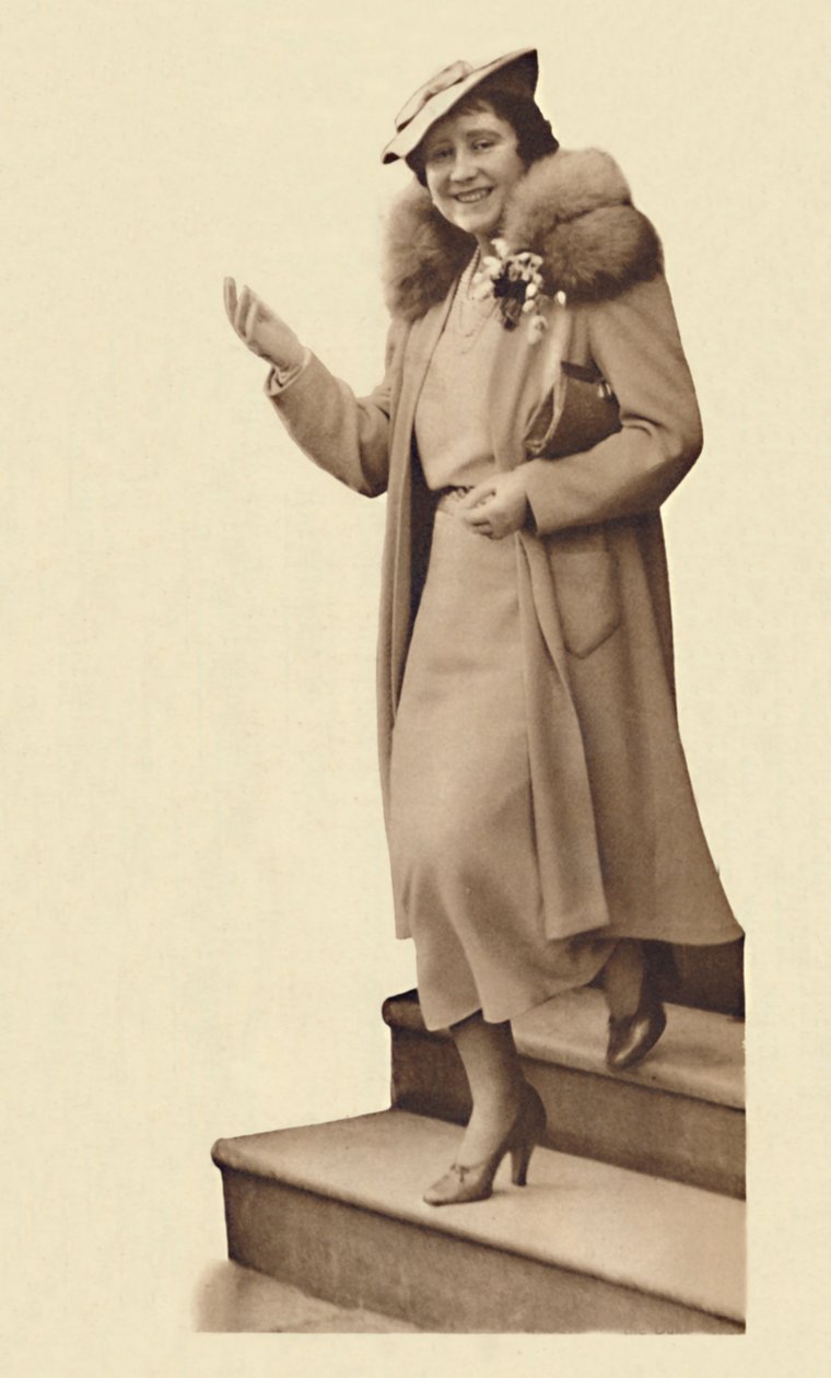 Indulás a Belgrave tér 3. számból, Alexandra hercegnő keresztelőjére 1937. február 9. alkotó: Unbekannt